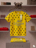 New Arrival: Vibrant Yellow Polka Dot "Be Unique" Tee baby T-shirt