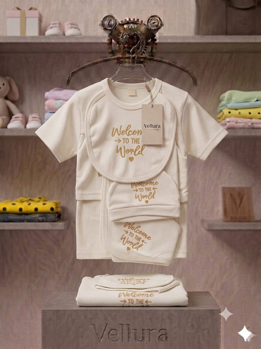 Welcome to the World" – Elegance in Every Stitch by Vellura